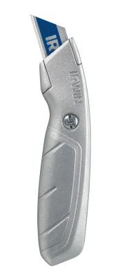 Stanley?? Products Standard Fixed Knives, 6 1/2 in, Fixed Bi-Metal Blade, Aluminum, Silver, 2081101