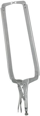 Stanley?? Products The Originalƒ?› Locking C-Clamp with Regular Tips, 24 in L, 10 in Max, 15-1/2 in Throat D, 24R