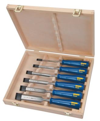 Stanley® Products Marples Woodworking Chisels, 1/4; 3/8; 1/2; 5/8; 3/4; 1 in Cut, M444SB6N