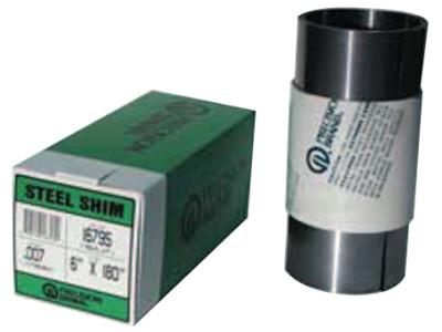 Precision Brand Steel Shim Stock Rolls, 0.00075", Low Carbon 1008/1010 Steel, 0.015" x 180" x 6", 16725