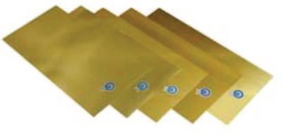 Precision Brand Brass Shim Flat Sheets, 0.002", Brass, 0.025" x 25" x 6", 17510