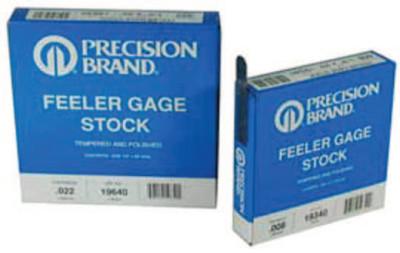 Precision Brand Coil Steel Feeler Gauges, 0.025 in, 25 ft Length, 19705