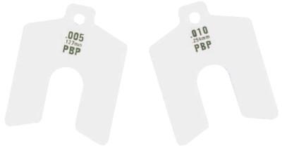 Precision Brand Decimal Slotted Shim Refill Packages, 0.00008", Stainless 300, 0.001" x 3" x 3", 42305