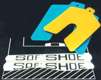 Precision Brand Sof Shoe Shims, 0.05, Elastomer, 0.045" x 5" x 5", 49140