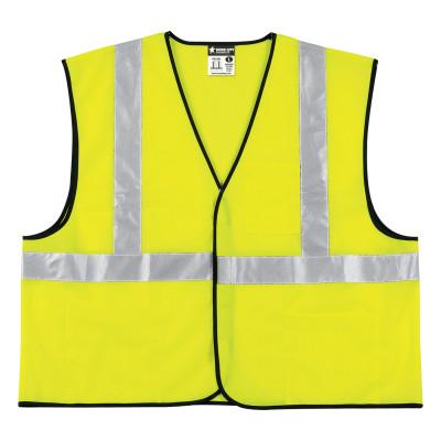 MCR Safety Class II Economy Safety Vests, 3X-Large, Lime, VCL2SLX3