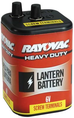 RAYOVAC?? Lantern Batteries, Heavy Duty, 6V, 945R4C