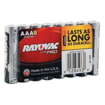 RAYOVAC?? Maximum Alkaline Shrink Pack Batteries, 1.5 V, AAA, ALAAA-8J