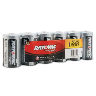 RAYOVAC?? Maximum Alkaline Shrink Pack Battery, D, 1.5 V, ALD-6J