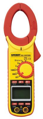 Sperry Instruments Digital Snap-Arounds, 9 Function, 24 Range, 600A AC/DC; 1,000A AC/DC, DSA1020TRMS
