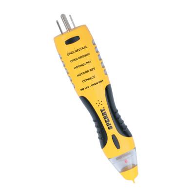 Gardner Bender 2-in-1 Tester, Non-Contact Voltage Detection and Circuit Tester, Battery, 120 V, VD7504GFI
