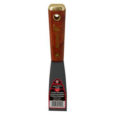 Red Devil 4100 Professional Series Putty Knives, 1 1/4 in Wide, Flexible Blade, 4102