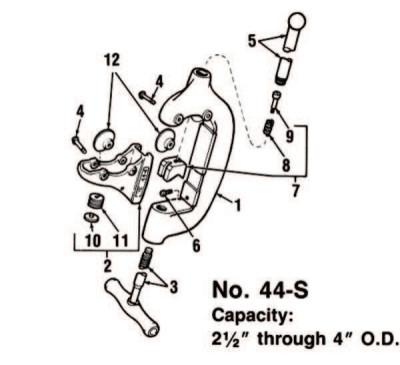 Ridge Tool Company 44-S Pipe Cutter Wheel Housing, 33345