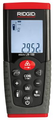 Ridge Tool Company Micro LM-100 Laser Distance Meters, Inches/Feet/Meters to 164 ft, 36158