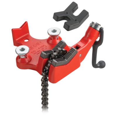 Ridge Tool Company Top Screw Bench Chain Vise, BC410PA, 1/2 in - 4-1/2 in Pipe Cap, 40200