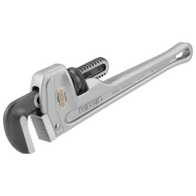 Ridge Tool Company Aluminum Straight Pipe Wrench, 812, 12 in, 47057