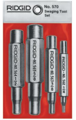 Ridge Tool Company 570 SET SWAGING TOOLS, 52420