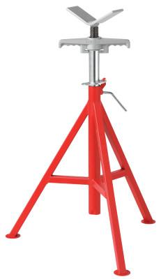 Ridge Tool Company VJ-98 V-Head Low Pipe Stand, 20 in to 38 in High, 56657