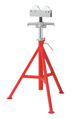 Ridge Tool Company RJ-99 Roller Head High Pipe Stand, 32 in to 55 in High, 56672