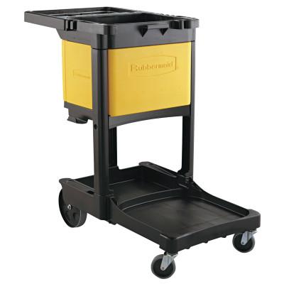 Newell Brands Locking Cabinet, For Rubbermaid Commercial Cleaning Carts, Yellow, FG618100YEL