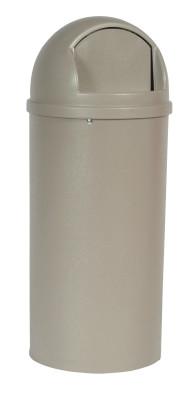 Newell Brands Marshal Classic Containers, 15 gal, Beige, FG816088BEIG