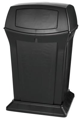 Newell Brands Ranger Containers, 45 gal, Black, FG917188BLA