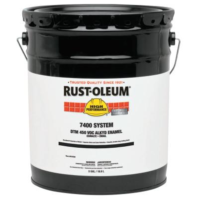 Rust-Oleum?? Industrial High Performance 7400 System DTM Alkyd Enamels, 1 Gallon Can, Yellow, High-Gloss, 7446402