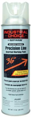 Rust-Oleum?? Industrial Industrial Choice?? M1600/M1800 System Precision-Line Inverted Marking Paint, 16 oz, Silver, Solvent-Based, 239007