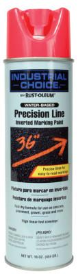 Rust-Oleum?? Industrial Industrial Choice?? M1600/M1800 System Precision-Line Inverted Marking Paint, 17 oz, Florescent Pink, Water-Based, 1861838