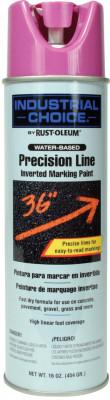 Rust-Oleum?? Industrial Industrial Choice?? M1600/M1800 System Precision-Line Inverted Marking Paint, 17 oz, Safety Purple, Water-Based, 1868838