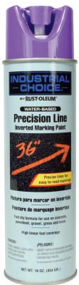 Rust-Oleum?? Industrial Industrial Choice?? M1600/M1800 System Precision-Line Inverted Marking Paint, 17 oz, Fluorescent Purple, Water-Based, 1869838