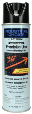 Rust-Oleum?? Industrial Industrial Choice?? M1600/M1800 System Precision-Line Inverted Marking Paint, 17 oz, Black, Water-Based, 1875838
