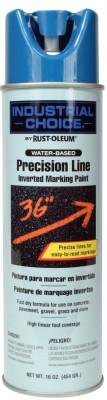 Rust-Oleum?? Industrial Industrial Choice?? M1600/M1800 System Precision-Line Inverted Marking Paint, 17 oz, Caution Blue, Water-Based, 203031