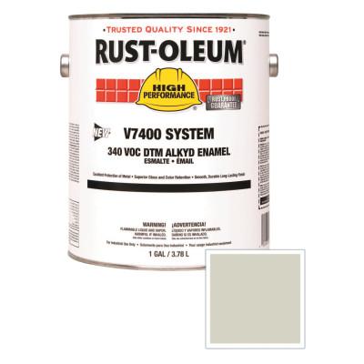 Rust-Oleum® Industrial High Performance V7400 System DTM Alkyd Enamel, 1 Gal, Almond, High-Gloss, 245308