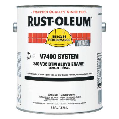 Rust-Oleum® Industrial High Performance V7400 System DTM Alkyd Enamel, 1 Gal, Dunes Tan, High-Gloss, 245382