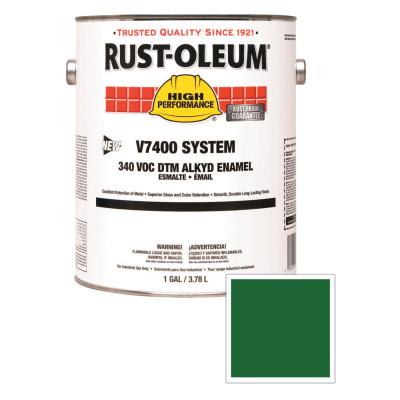 Rust-Oleum® Industrial High Performance V7400 System DTM Alkyd Enamel,1 Gal,John Deere Green,High-Gloss, 245400