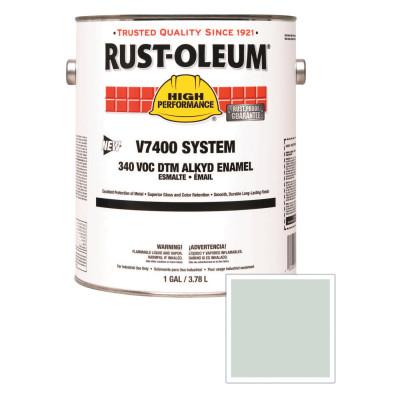 Rust-Oleum® Industrial High Performance V7400 System DTM Alkyd Enamel, 1 Gal, Lght Ntrl Gry, Semi-Glss, 245481