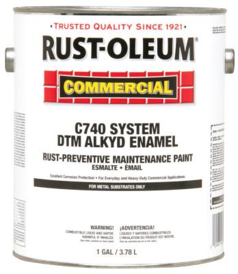 Rust-Oleum® Industrial Alkyd Enamel Flat Gray Primer Rust-Preventative Maintenance Paint, 255555