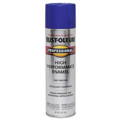 Rust-Oleum® Industrial High Performance Enamel Spray Paints, 15 oz, Blue, Gloss Finish, 7527838