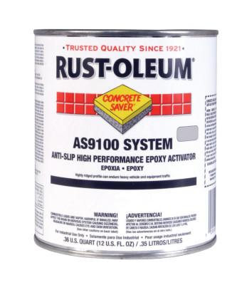 Rust-Oleum® Industrial 1 Gal A-S/HP Floor Coat Kit Slvr gry, AS9182425