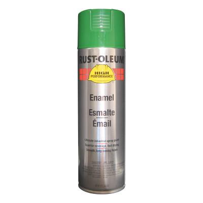 Rust-Oleum® Industrial High Performance V2100 System Enamel Aerosol, 15 oz Can, Bright Green, Gloss Paint, V2134838