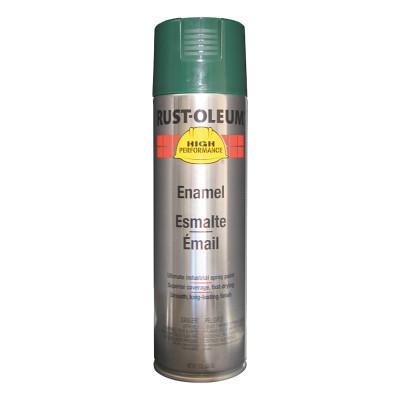 Rust-Oleum® Industrial High Performance V2100 System Enamel Aerosol, 15 oz Can, Dark Green, Gloss Paint, V2137838