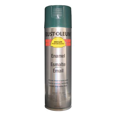 Rust-Oleum® Industrial High Performance V2100 System Enamel Aerosol, 15 oz Can, Hunter Green, Gloss Paint, V2138838