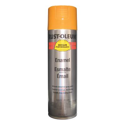 Rust-Oleum® Industrial High Performance V2100 System Enamel Aerosol, 15 oz Can, Industrial Yellow, Gloss Paint, V2147838