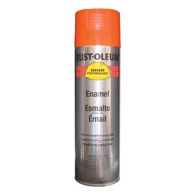 Rust-Oleum® Industrial High Performance V2100 System Enamel Aerosol, 15 oz Can, Equipment Orange, Gloss Paint, V2156838