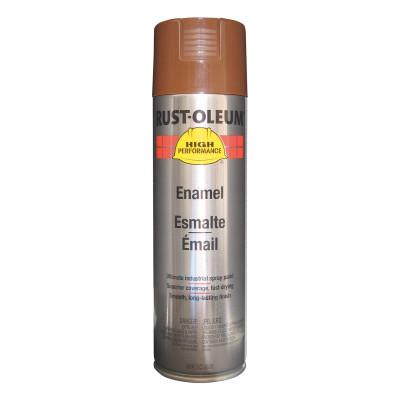 Rust-Oleum® Industrial High Performance V2100 System Enamel Aerosol, 15 oz Can, Chestnut Brown, Gloss Paint, V2175838