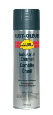 Rust-Oleum® Industrial High Performance V2100 System Enamel Aerosol, 15 oz Can, Flat Black, V2178838