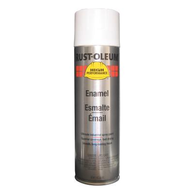 Rust-Oleum® Industrial High Performance V2100 System Enamel Aerosol, 15 oz Can, Fleet White, Gloss Paint, V2196838