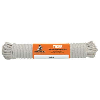 Samson® Rope Tiger™ Sash Cord, 450 lb Capacity, 100 ft, Cotton, White, 004020001060