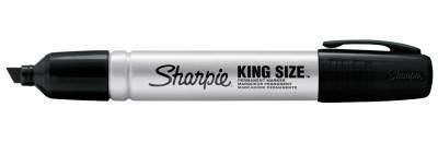 Newell Brands King Size Permanent Marker, Chisel Tip, Red, Dozen, 15002