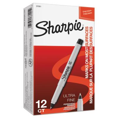 Newell Brands Ultra Fine Tip Permanent Marker, Red, Narrow, 37002